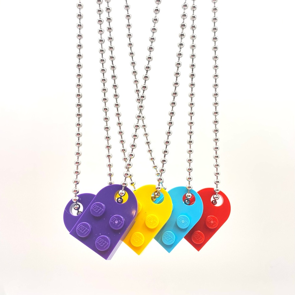 New LEGO heart necklaces